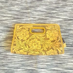 Clutch purse with handle and zipper 🛍